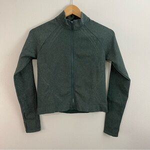 Fabletics NWT Seamless Lurex Everpine Sparkle Full Zip Seamless Jacket Medium